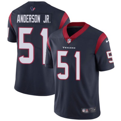 Nike Houston Texans #51 Will Anderson Jr. Navy Blue Team Color Men's Stitched NFL Vapor Untouchable Limited Jersey Men's